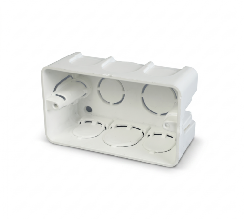 CAJETÍN RECTANGULAR PVC