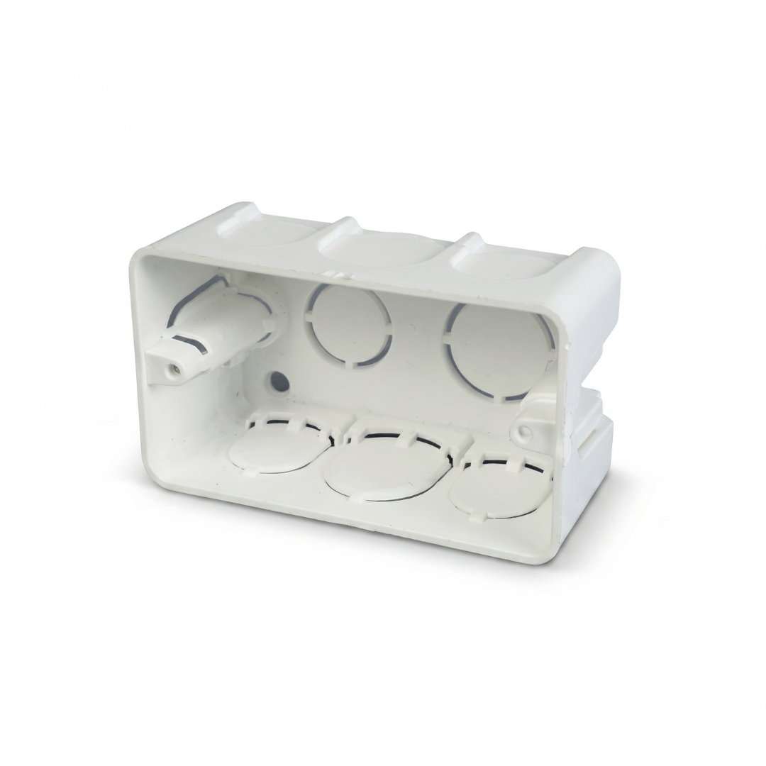 CAJETÍN RECTANGULAR PVC
